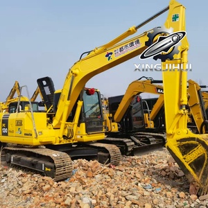 Excavatrice d'occasion Komatsu 130-7, marque japonaise d'origine, 13 tonnes, sur chenilles en caoutchouc, grande taille, modèle 2023, godet de 0,65 m, moteur - Product Image 3