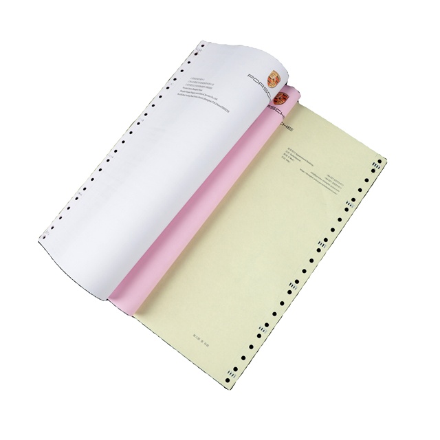 Factory Price High Quality Dot Matrix Printer Paper 12345 9.5"x11"4 Parts Ncr Carbonless Computer Continuous Mutiply Paper
