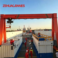 Grue portique monopoutre de type MH ZEHUA 3 à 16 tonnes, grue portique extérieure montée sur rail avec palan électrique à câble