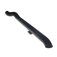 Snorkel de voiture tout-terrain 4x4 en acier inoxydable noir argenté pour Toyota Hilux Vigo N70 LC150 LC200, snorkel de camion 4x4 en acier inoxydable avec logo personnalisé