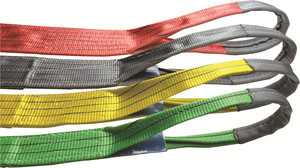 Cinghie per Sollevamento Pesi Mechpro, Cinghie da Palestra ad Alta Resistenza in Poliestere a <span class=keywords><strong>4</strong></span> Strati, 8mm Piatte con Occhielli, Garanzia di 1 Anno - Product Image 6
