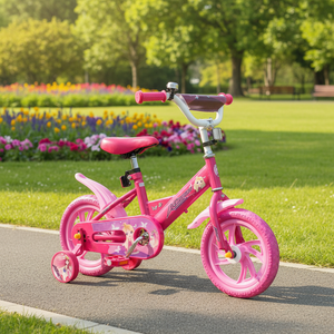 Bicicletta Rosa da 12 Pollici con Rotelle per Bambine, Modello 82893 - Product Image 5