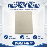 Panneau de vermiculite Chenxing 1000x1000x25mm 1000x2000x25mm 25% MgO 40,65% SiO2