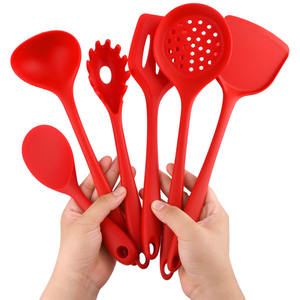 ชุดอุปกรณ์ครัวซิลิโคนสีแดงใหม่ ปี <span class=keywords><strong>2026</strong></span> ชุด 6 ชิ้น อุปกรณ์และเครื่องมือในครัวเรือน - Product Image 3