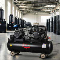 Type de piston de compresseur d'air SAFE 7.5kw 8bar/115psi avec moteur lubrifié et roulement 80 gallons pour le magasin et l'utilisation en usine