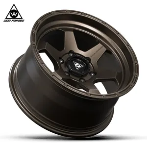Vendita calda all'ingrosso Offroad Deep Dish Wheels personalizzato leggero pittura cerchio alluminio 4x4 lega 17 18 20 22 pollici 5x114. 3