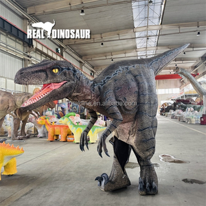 ウォーキングリアルスーツ大人隠し脚恐竜コスチュームラプターコスチューム - Product Image 1