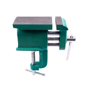 Mini étau à mâchoires plates multifonctionnel en acier, étau de table et étau d'établi pour la sculpture sur bois, serrage pour le travail du bois, personnalisable OEM - Product Image 2