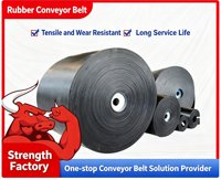 Banda Transportadora Industrial Personalizada de Alta Resistencia Thinkroll - Modelos de Caucho Duradero EP100-EP400 de 400-1800 mm de Ancho, Impermeable y Resistente al Aceite
