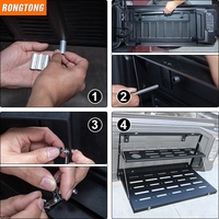 Nouveaux accessoires de voiture, porte-bagages de porte arrière, porte-bagages pliable, étagère de hayon pour Jeep Wrangler JL 2018+