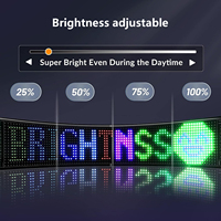 Pantalla LED Programable con Control por Aplicación, Letrero Luminoso LED Personalizado, Panel Publicitario, Luces LED para Automóviles, Ojos LED para Camiones