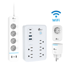 OIT US Protector contra sobretensiones Power Strip Tuya App Control remoto Toma de corriente Smart WIFI Outlet Cable de extensión para Alexa Smart Home - Product Image 1