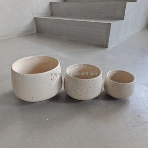 Macetas de Cemento Ligeras al por Mayor, Juego para Interiores y Exteriores con Diseño Redondo para Decoración de Jardín, Estilo Europeo, Uso en Suelo - Product Image 3