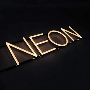 Magnetische Neon Letters Acryl Led Neon Licht 3d Led Neon Alfabet Letters Sign Oem China Leveranciers L