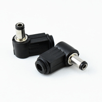 DC-Steckverbinder 90 Grad Winkelstecker für 5.5, 2.5, 2.35, 2.1, 2.0 mm Buchsen