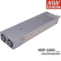 Fuente de Alimentación Industrial y Médica MEANWELL Original de 1600W AC/DC, Alta Fiabilidad, Tipo Encapsulado, Multi-Industrias