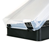 Estuche Organizador de Baterías 116 con Probador para Baterías AAA, AA, C, D, 9V y de Botón, Diseño Simple, Portátil, Gran Capacidad