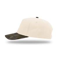 Cappello Stile Richardson 356 di Alta Qualità, Berretto da Baseball Strutturato a 5 Pannelli con Logo Ricamato Personalizzato e Visiera Mimetica