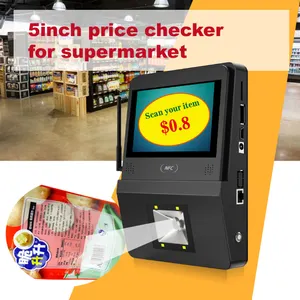 Price Checker/Reader 5inch Android Price Verification Terminal Touch Screen Indicator Price Verifier For Supermarket