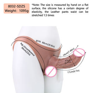 SXXY consolador sólido pene G-spot Correa en juguetes sexuales Cum pene para juego vaginal y anal, consolador con correa juguetes sexuales para adultos para mujeres y hombres - Product Image 2