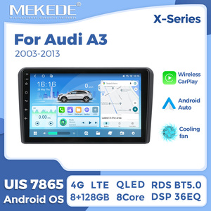 MEKEDE X40 UIS7865 <span class=keywords><strong>8</strong></span>+128G QLED AKM DSP CarPlay sans fil Android Auto pour AU01 <span class=keywords><strong>Audi</strong></span> A3 2003-2013 - Product Image 1