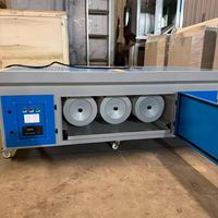 Mesa de Lijado Industrial Móvil con Ruedas Portátiles, Control de Polvo, Limpieza Automática por Pulsación, Certificación CE de Fábrica