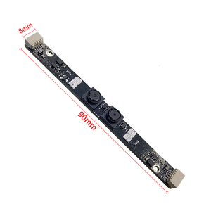 โมดูลกล้อง USB2.0 เลนส์คู่ 2MP 1080P 1920×1080 CMOS 1/5 นิ้ว โรลลิ่งชัตเตอร์ 76 °   โมดูลกล้องสำหรับการจดจำใบหน้าภายในอาคาร - Product Image 2