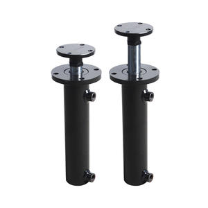 8T High-Precision <b>Black</b> Flange Hydraulic Cylinder Thrust Customizable Factory Direct Sales for Engineering Machinery Hydraulic - Product Image 1