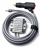 Radiateur en aluminium 12V 24V entrée 30V 3.5A sortie avec câble allume-cigare compatible avec le convertisseur DC-DC Starlink Mini