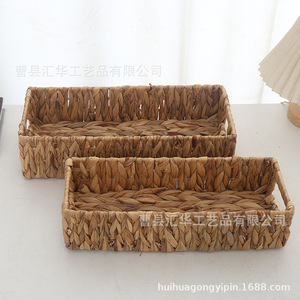 Hot-selling cross-border <b>storage</b> boxes, gourd grass woven <b>storage</b> boxes, desktop organizers, handmade <b>storage</b> <b>baskets</b> - Product Image 2