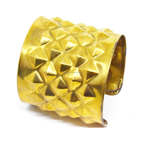 2024 turco artesanal plata azul latón joyería embalaje regalo de Navidad África oro gran pátina acabado latón brazaletes brazalete joyería - Product Image 4