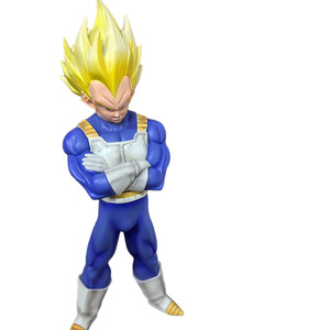 Figurine d'action de dessin animé Goku à cheveux jaunes en PVC peint simple, collection Super Saiyan <span class=keywords><strong>Vegeta</strong></span> ultra-rapide - Product Image 5