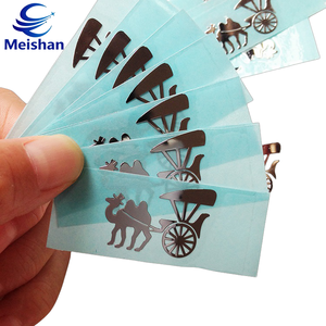 Etiquetas Metálicas de Níquel Autoadhesivas Personalizadas Meishan, Placas de Identificación para Robots Aspiradores - Product Image 1