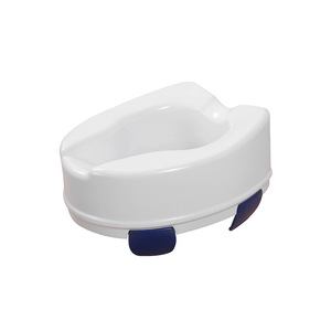 Rehausseur de toilettes en plastique blanc de 2, 4 et 6 pouces, équipement de sécurité pour salle de bain pour personnes âgées et femmes enceintes - Product Image 1