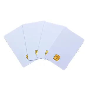 Pvc Chip Contact Card Free Sample Plastic Pvc Contact SLE4442/SLE4428 Smart Ic Card For Access Control