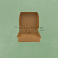 Boîte à hamburger rigide portable haut de gamme écologique, jetable, robuste, recyclable, biodégradable, avec logo personnalisé