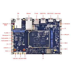 Tùy chỉnh nhúng ban phát triển với <span class=keywords><strong>Android</strong></span> 12 & Linux Debian Ubuntu hỗ trợ Mic máy ảnh & RS485 giao diện cho Bộ dụng cụ - Product Image 2