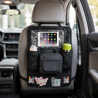 Organisateur de siège arrière de voiture imperméable, sac de rangement suspendu multi-poches, organisateur de rangement pour l'intérieur de la voiture, pour les voyages en famille