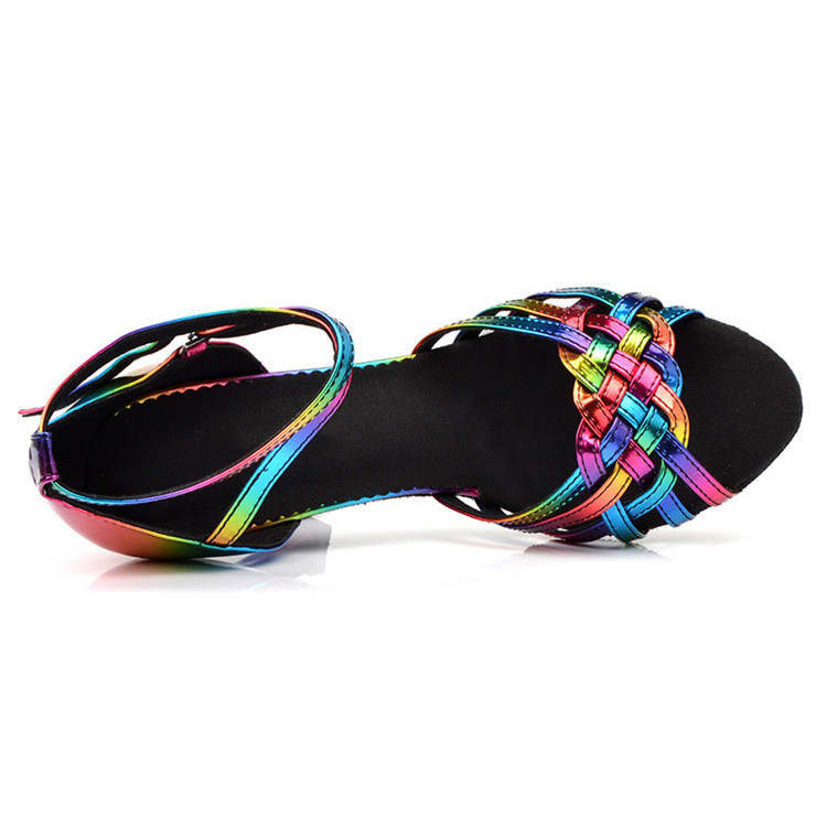 Women Latin Dance Shoes Ballroom Tango Jazz Dancing Shoes High Heel Sandals Wholesale