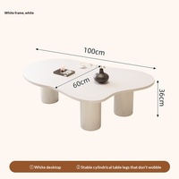 Table basse de style médiéval vintage, couleur noyer antique, en bois, pour salon, usage domestique, compacte pour petits appartements, nouveauté 2025