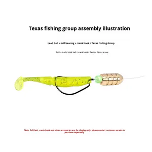 耐久性のある純銅製弾丸シンカー テキサスリグウェイト バルクパック 海水釣り用 釣りルアーアクセサリー - Product Image 3