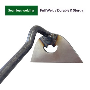 Pala de limpieza de corteza de acero al carbono templado, ultra afilada, con 4 cuchillas, mango de madera de 8.5CM, raspador de madera podrida, <span class=keywords><strong>azada</strong></span> pequeña - Product Image 2