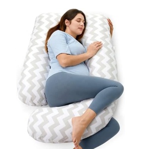Oreiller de <span class=keywords><strong>grossesse</strong></span> pour lit, <span class=keywords><strong>coussin</strong></span> de corps entier en U confortable pour femmes enceintes, pour <span class=keywords><strong>dormir</strong></span> sur le côté, oreillers de maternité longs - Product Image 2