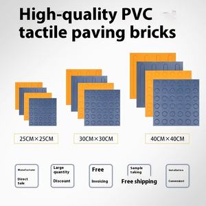 Adesivi di alta qualità antiscivolo in PVC per pavimentazione tattile per esterni per marciapiedi per prodotti stradali - Product Image 2