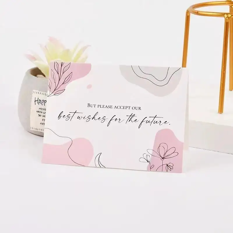 Пластиковый розовый принтер для открыток, поздравительных открыток
