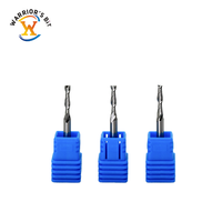 Fraise à spirale à 2 cannelures Warrior's Bit 1/8 1/4 en carbure monobloc haute vitesse de précision pour usinage CNC OEM/ODM pour bois dur massif