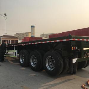 New chengda 2025 New 3 trục tùy chỉnh 40ft giường phẳng container phẳng Trailer bán - Product Image 5