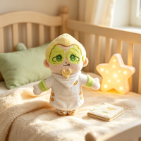 Poupée en peluche Kpop personnalisée de 20 cm, visage 3D, dessin animé, anime, jouet Stray Kids, star Kpop personnalisée pour collection de fans