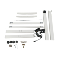 Bureau électrique ergonomique de haute qualité, réglable en hauteur, avec cadre métallique, pour position assise ou debout