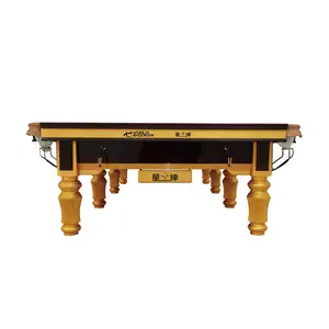 4.5cm kalınlık İngilizce bilardo masası Set Snooker masası Premium eğlence bilardo masası Snooker topları ve ipuçları ile